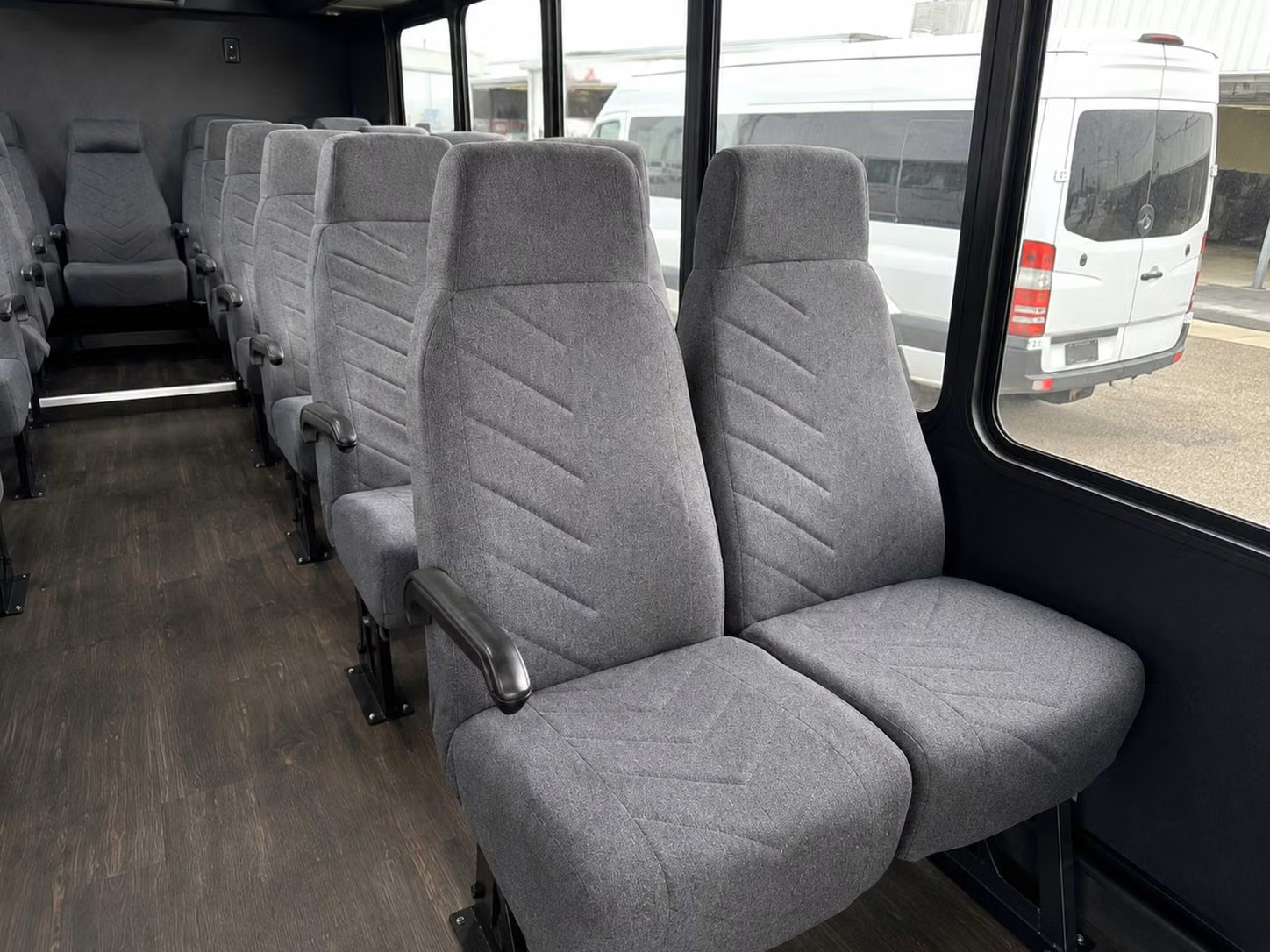 15 passenger minibus inside