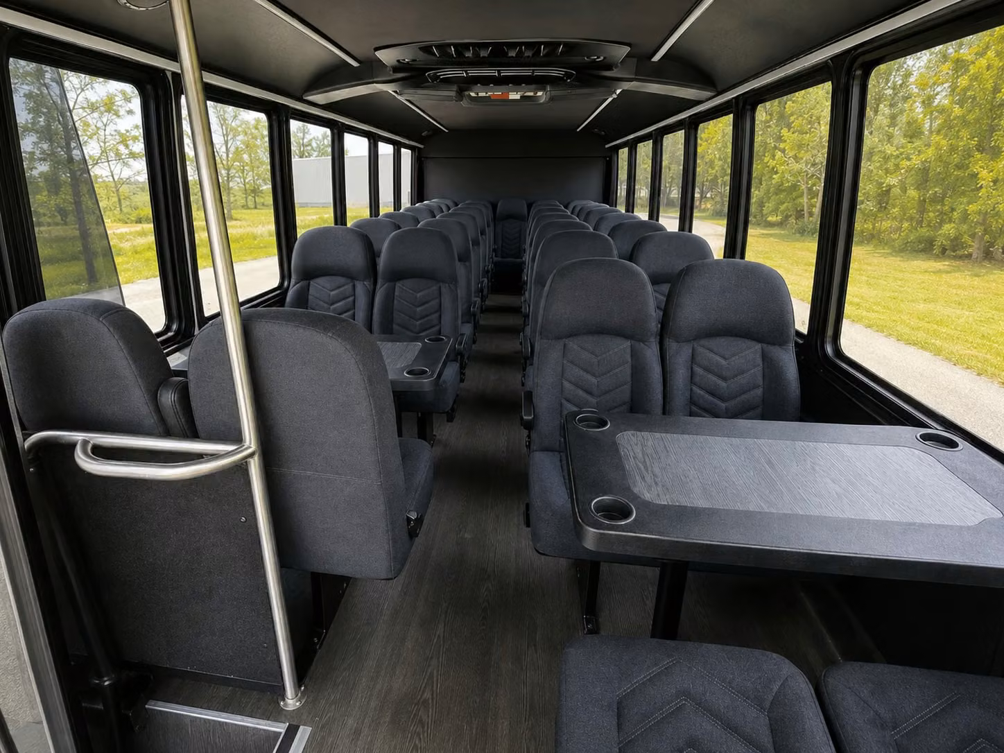 18 passenger minibus inside