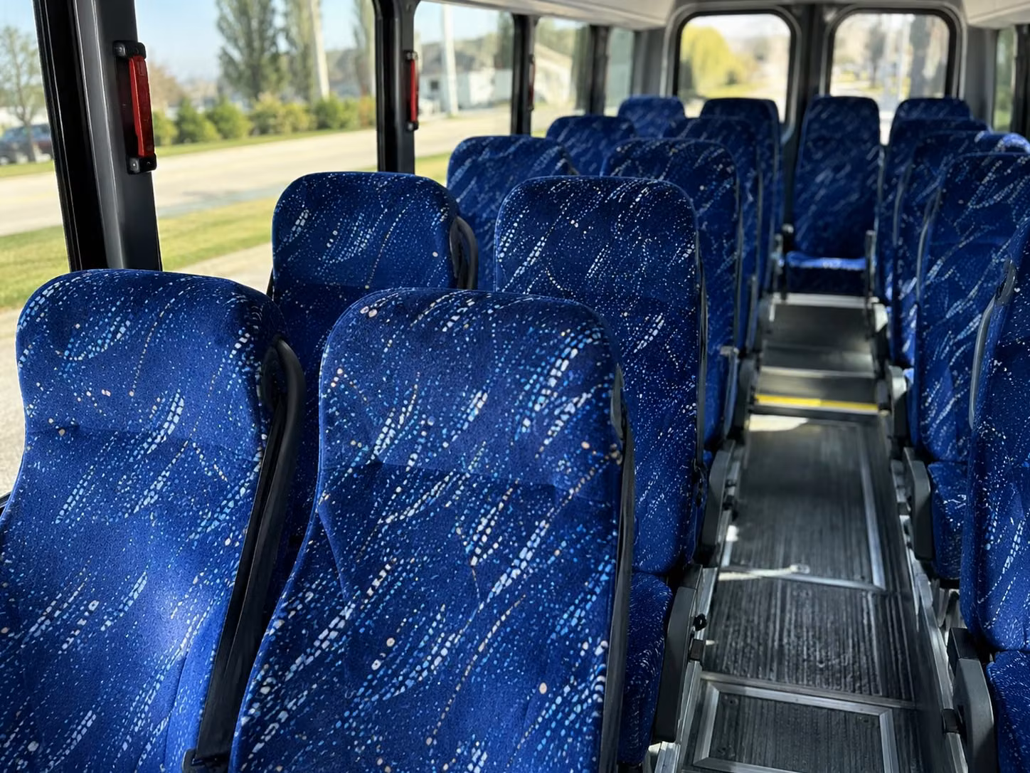 18 passenger minibus interior