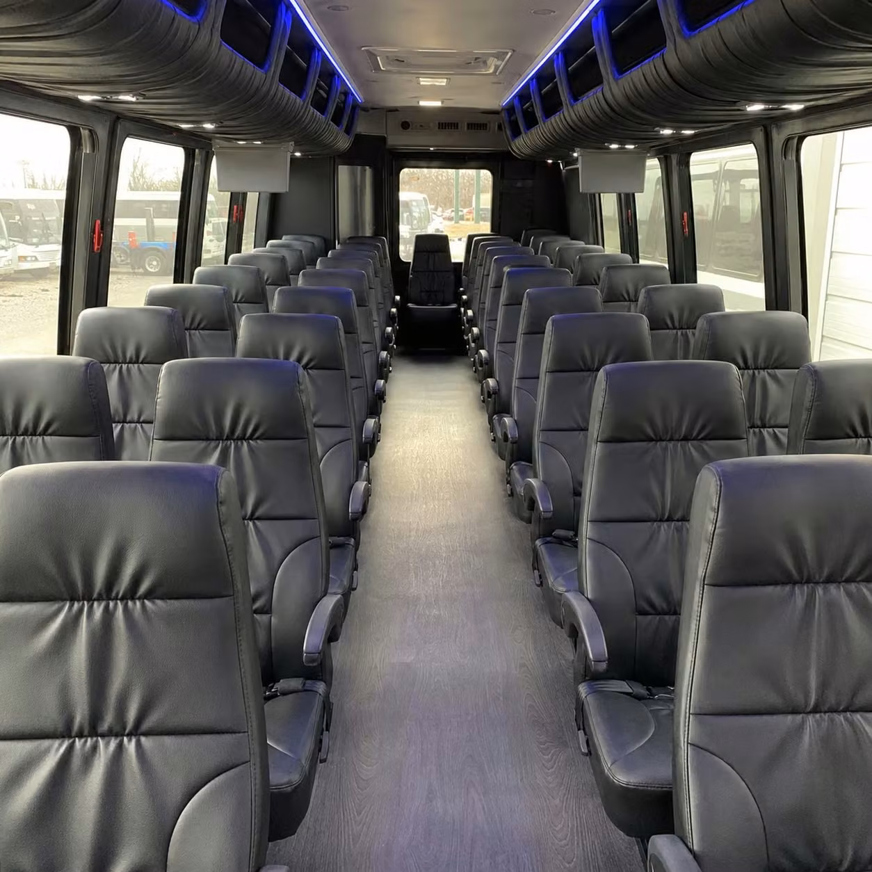 35 passenger minibus inside