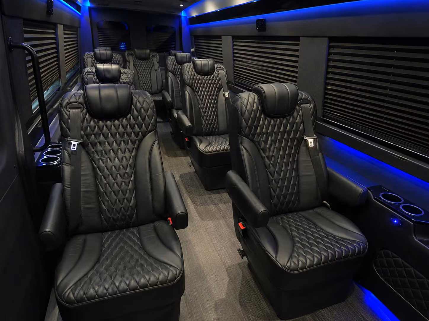 sprinter van with driver inside