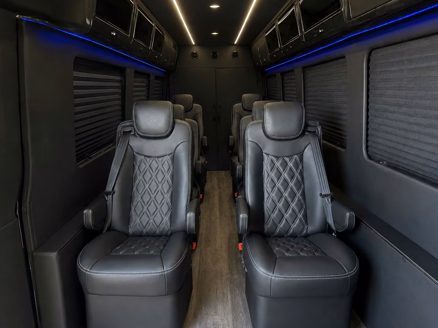 sprinter van with driver interior